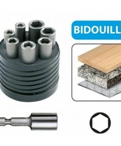 Leman - Coffret 7 Douilles Magnetiques 6 Pans / 50mm