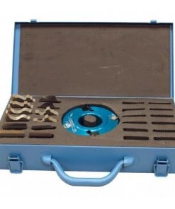 Leman - Coffret Porte-outil à Profiler D.120 Al.50 Ht.50 Et 6 Jeux De Fers Profiles