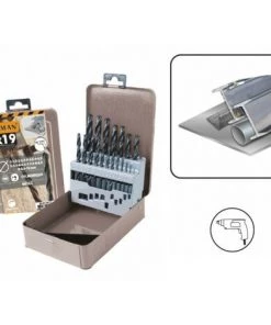 Leman - Coffret 19 Forets Metal Hss Standard D.1 à 10mm