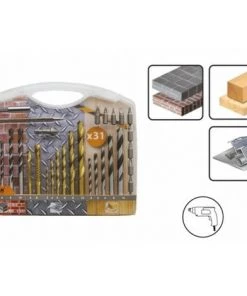 Leman - Coffret 31 Pièces De Forets Bois / Béton / Métal - 808.000.31