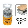 Leman - Coffret De 9 Embouts De Vissage Pz - Ph - Fente + Porte-Embout 1 Leman - Coffret De 9 Embouts De Vissage Pz - Ph - Fente + Porte-Embout -LEMAN Soldes Boutique 3253916 1