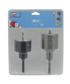 Leman - Lot De 2 Trépans Sds+ Diam68 Special Boitier Electrique