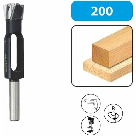 LEMAN Mèche à Bouchonner En Acier WS Ø 35 Mm 4 LEMAN Mèche à Bouchonner En Acier WS Ø 35 Mm – Image 2