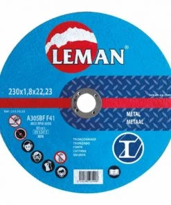 Disque De Tronçonnage Métal - Leman SA - Corindon - Plat - ø125mm - Ep. 1,6mm