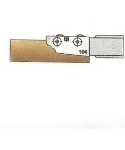 LEMAN 2 Fers HM Profil N°104 Par-dessus 50 X 25 X 2 Mm Pour Porte-outils 948.180.30.101