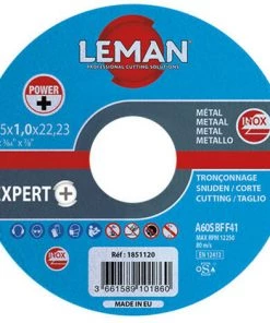 LEMAN 25 Disques à Tronçonner Fin D. 115 X 1,0 X 22,23 Mm - Inox INDUSTRIE