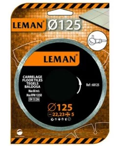 LEMAN Disque Diamant D. 115 X 2 X 22.23 Mm - HT. 5 Mm - Carrelage