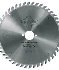 LEMAN Lame De Scie Circulaire D. 185 X 2,4/1,4 X 20 Mm 24 TPI - Bois
