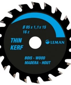 Leman - Lame De Scie Circulaire Portative Fine 85x15mm 16 Dents
