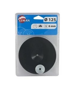 LEMAN Plat En Caoutchouc Pour Disque 125 6mm
