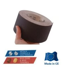 LEMAN Rouleau D'atelier Abrasif En Toile 75x25m | 320