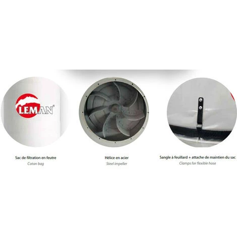 Leman - Aspirateur Triphasé 300L 2200W - ASP300(T) 4 Leman - Aspirateur Triphasé 300L 2200W - ASP300(T) – Image 2