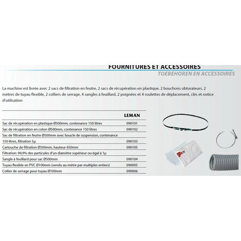 Leman - Aspirateur Triphasé 300L 2200W - ASP300(T) 6 Leman - Aspirateur Triphasé 300L 2200W - ASP300(T) – Image 4