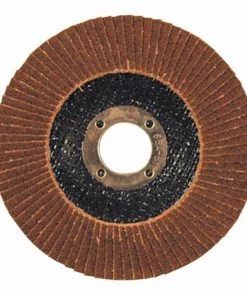 Leman - Lot De 10 Disques à Lamelles Bombées Corindon D.115x22,23mm Grain 40