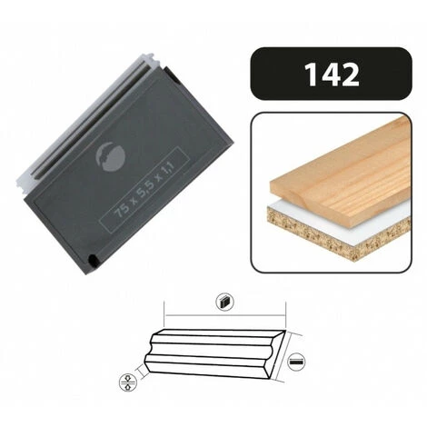 Leman - Boite 10 Fers De Rabot Reversibles Carbure 80 X 5,5 X 1,1 4 Leman - Boite 10 Fers De Rabot Reversibles Carbure 80 X 5,5 X 1,1 – Image 2