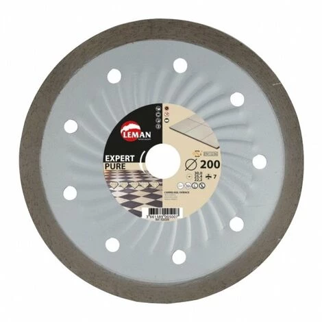 Leman - Disque Diamant Jante Continue Carrelage 200x30/25,4/22,23 Ht 7 3 Leman - Disque Diamant Jante Continue Carrelage 200x30/25,4/22,23 Ht 7