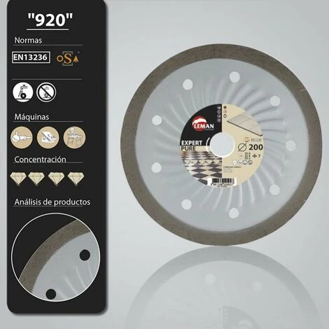 Leman - Disque Diamant Jante Continue Carrelage 200x30/25,4/22,23 Ht 7 5 Leman - Disque Diamant Jante Continue Carrelage 200x30/25,4/22,23 Ht 7 – Image 3