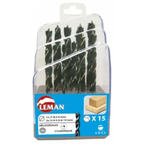 Leman : Coffret 15 Forets Bois HSS 3 Leman : Coffret 15 Forets Bois HSS