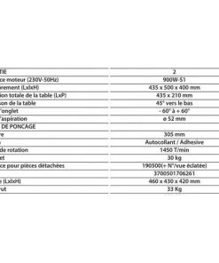 Leman - Ponceuse à Disque 305mm 900W Monophasé - PON306 7 Leman - Ponceuse à Disque 305mm 900W Monophasé - PON306 -LEMAN Soldes Boutique 76352 3