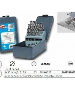 Leman - Coffret 25 Forets Metal Hss Diam1 à 13mm
