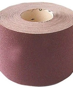Rouleau Toile Souple Corindon Brun 100 Mm X 25 M Gr. 220 Pour Bois Et Métal - 10025.220 - Leman