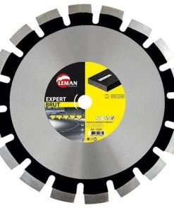 LEMAN Disque Diamant Segmenté D. 350 X Al. 25,4 X Ht. 15 X ép. 3,2 Mm. Asphalte, Matériaux Abrasifs Et Béton Frais - 120355 -
