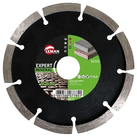 LEMAN Disque Diamant à Déjointoyer D. 115 X Al. 22,3 X Ht. 7 X ép. 8 Mm. Mortier De Jointement, Brique Et Parpaing - 1280115 3 LEMAN Disque Diamant à Déjointoyer D. 115 X Al. 22,3 X Ht. 7 X ép. 8 Mm. Mortier De Jointement, Brique Et Parpaing - 1280115