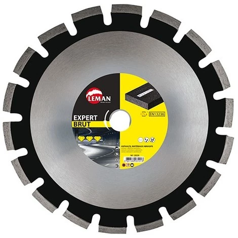 LEMAN Disque Diamant Segmenté D. 350 X Al. 20 X Ht. 10 X ép. 3,2 Mm. Asphalte, Matériaux Abrasifs Et Béton Frais - 220351 - L 3 LEMAN Disque Diamant Segmenté D. 350 X Al. 20 X Ht. 10 X ép. 3,2 Mm. Asphalte, Matériaux Abrasifs Et Béton Frais - 220351 - L