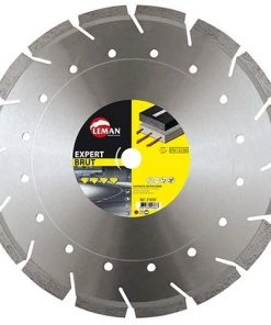 LEMAN Disque Diamant Segmenté Mixte D. 300 X Al. 25,4/22,23 X Ht. 10 X ép. 3,2 Mm. Asphalte, Béton Armé, Acier - 310305 - LEM