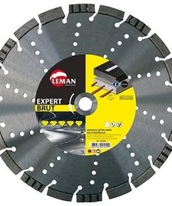 LEMAN Disque Diamant Segmenté Mixte D. 230 X Al. 22,2 X Ht. 12 X ép. 2,6 Mm. Asph, Béton Armé, Acier, Granit Etc - 410230 - L