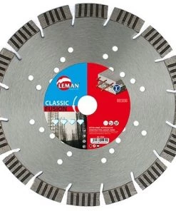 Disque Diamant Ségmenté D. 115 X Al. 22,23 X Ht. 10 X ép. 2 Mm. Béton Armé, Acier - 55115 - LEMAN