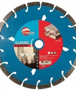 Disque Diamant Turbo Frittés D. 300 X Al. 25,4 X Ht. 12 X ép. 3 Mm. Béton Armé, Acier - 770305 - LEMAN