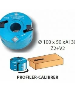 Leman - Porte-outils à Profiler / Feuillurer Diam. 100mm Al. 30 Ht. 50mm Z2+V2 - 093.50.30 -LEMAN Soldes Boutique 978027 2