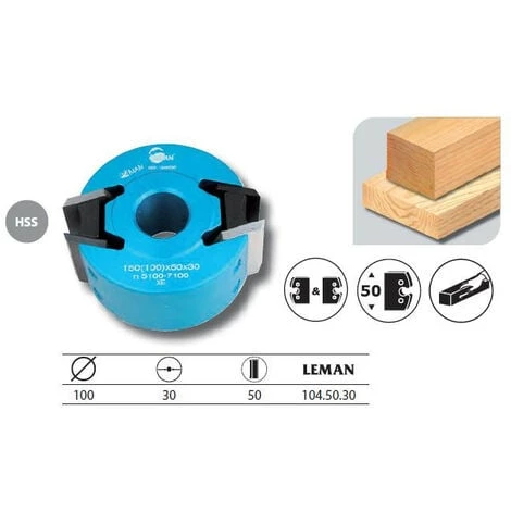 Leman - Porte-outils à Profiler Diam. 100mm Al. 30 Ht. 50mm - 104.50.30 3 Leman - Porte-outils à Profiler Diam. 100mm Al. 30 Ht. 50mm - 104.50.30