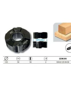 Leman - Porte-outils à Jointer Empilable Diam. 125 Al. 50 Z2 - 934.9.125.50.50