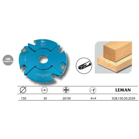 Leman - Porte-outils Ajustable Feuillure Et Tenon 150x30x Ht.20/39 Z4+4 - 928.150.30.2039 6 Leman - Porte-outils Ajustable Feuillure Et Tenon 150x30x Ht.20/39 Z4+4 - 928.150.30.2039 – Image 4