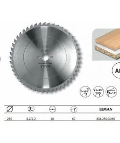 Leman - Lame Carbure Mise à Format 250x30x60z Alt. / Bois -LEMAN Soldes Boutique 978058 2