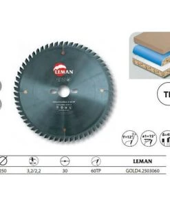 Leman - Lame Hm Micro-Grain Mise à Format 250x30x60z Tp / Bois Stratifes