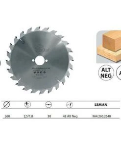 Leman - Lame Carbure / Portative Festool D.260x30 Ep2,5 48z Neg. Alt.