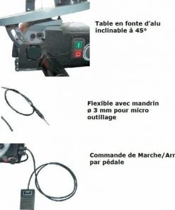 Leman - Scie à Chantourner Avec Pédale Et Flexible 400 Mm - SAC 407 7 Leman - Scie à Chantourner Avec Pédale Et Flexible 400 Mm - SAC 407 -LEMAN Soldes Boutique 99004 3